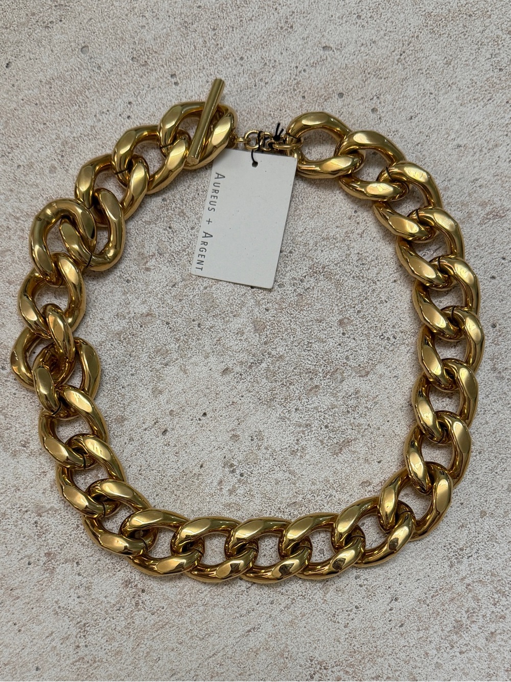 Banana Republic Aureus + Argent Gold Chain Necklace NWT